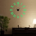 thumbnail image 3 of GUOOL Luminous Frameless Wall Clock Stickers 3D Stickers Acrylic Wall Clock Decorative, 3 of 8