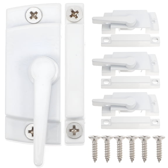 TALENO 4pcs Window Sash Lock Window Locks Window Safety Locks Window Replacement Parts