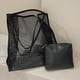 thumbnail image 4 of Bolsa 2 unids/set de hombro de malla Casual Lady Shopping Tote con de embrague de PU (negro) Ndcxsfigh Para Estrenar, 4 of 9