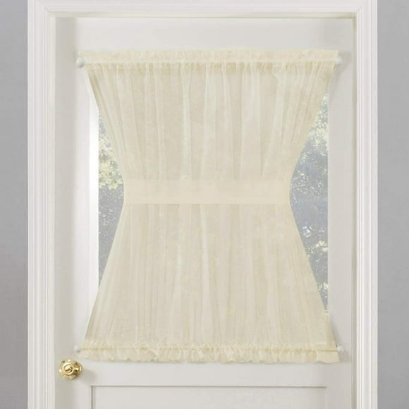 SUN TEXTILE VOILE ROD POCKET DOOR PANEL CURTAIN