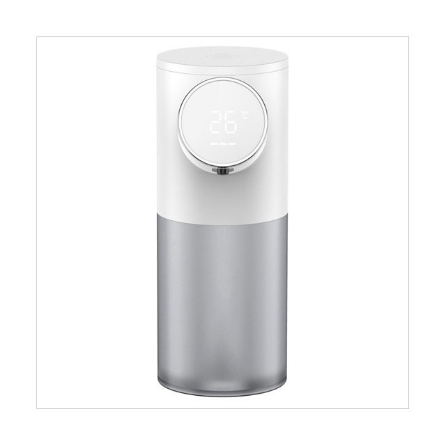 Foam Soap Dispenser Automatic Recharge 320Ml Liquid Soap Dispenser Digital Display Foam Hand Dispenser White
