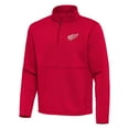 thumbnail image 2 of Men's Antigua Red Detroit Red Wings Twist Quarter-Zip Pullover Jacket, 2 of 3