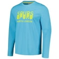 thumbnail image 2 of Men's Aqua Tottenham Hotspur Heavy Long Sleeve T-Shirt, 2 of 3