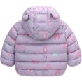 thumbnail image 3 of WIBACKER Baby Girls, Toddlers, and Boys' Lightweight Hooded Puffer Jacket Winter Coat Cartoons Outerwear, 3 of 6