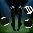 thumbnail image 3 of 10 Pairs Kids Soccer Socks Stretchy Knee High Tube Socks Colorful Football Athletic Team Socks for Boys Girls (7-12 Years Old), 3 of 4