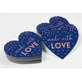 thumbnail image 4 of Inkdotpot Real Rose Gold Foil Made With Love Wedding Tags Favor Hang Paper Tags 50 Pieces, 4 of 6