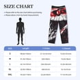 thumbnail image 2 of Mens Pajama Pants Bottoms with Pockets - Fierce Red Viper Graphic Art Comfy Mens Pj Pants, Soft Men Lounge Pants, 2 of 5