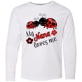 thumbnail image 3 of Inktastic My Nana Loves Me with Cute Ladybugs Long Sleeve Youth T-Shirt, 3 of 5