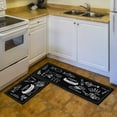 thumbnail image 4 of Openpig Kitchen Mats 2 Piece Set, Waterproof Kitchen Mats for Floor, Rug for Kitchen Floor Sink Area and Padded Kitchen Mat for Home Kitchen Decor, 4 of 6