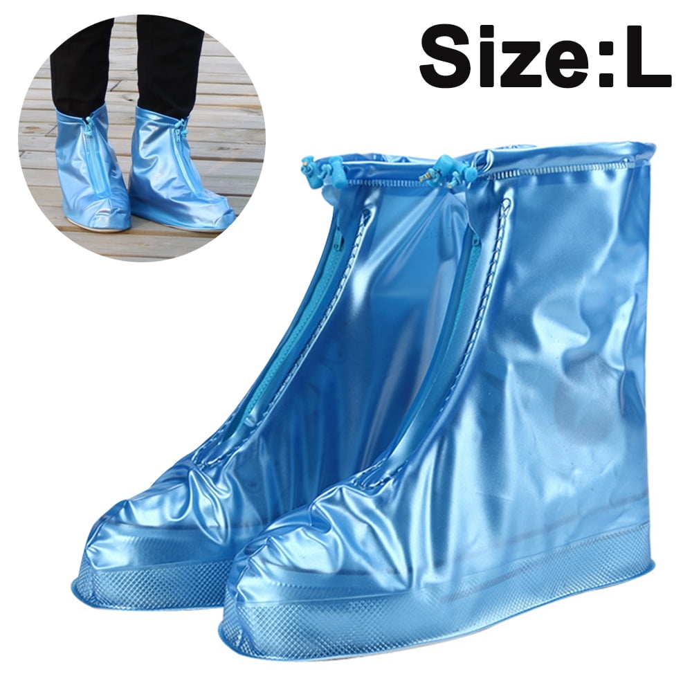 OUTDOOWALS Unisex Waterproof Shoe cover Foldable Rain Boots Reusable overshoes Galoshes for Women and Men 