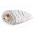 thumbnail image 1 of Bolsa para Dormir de Gato NODARKO Cueva Cama Autocalentable para Gato Blanca, 1 of 8