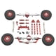 thumbnail image 5 of Pieza de coche RC, repuesto modificado, accesorios de reequipamiento, Metal para MN82 LC79 MN78 1/12, escala RC Hobby Car, coche de Control remoto Rojo, 5 of 7