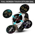 thumbnail image 3 of READ Smartwatch, 1.3 Inch Touchscreen Fitness Wristwatch, Fitness Tracker with Heart Rate Monitor, with Pedometer, Sleep Monitor, Stopwatch IP68 Waterproof Watch, for iOS and Android, 3 of 5