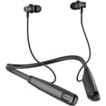 thumbnail image 1 of Auriculares inalámbricos con banda para el cuello Y10 con micrófono, auriculares magnéticos intraaurales, llamadas nítidas, carga rápida, plegables y, 1 of 4