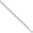 thumbnail image 2 of 14K White Gold Fancy Bracelet (7 X 8) Made In Turkey sf2098-7, 2 of 5