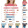 thumbnail image 4 of UACY Girls Cute School Graphic T Shirt Short Sleeve Crew Neck Cotton Casual Summer Tee for Back to School (Light Blue, 8-9 Years), 4 of 7