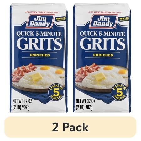 (2 pack) Jim Dandy Quick Grits, 2 lb Bag (32 oz Bag)