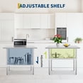 thumbnail image 3 of YUSAZENS 36 x 24 x 34 Inch Basic Kitchen Stainless Steel Workbench, 24D x 36W x 34H Heavy Duty Prep Table for Commercial Home Kitchen Use, 3 of 7