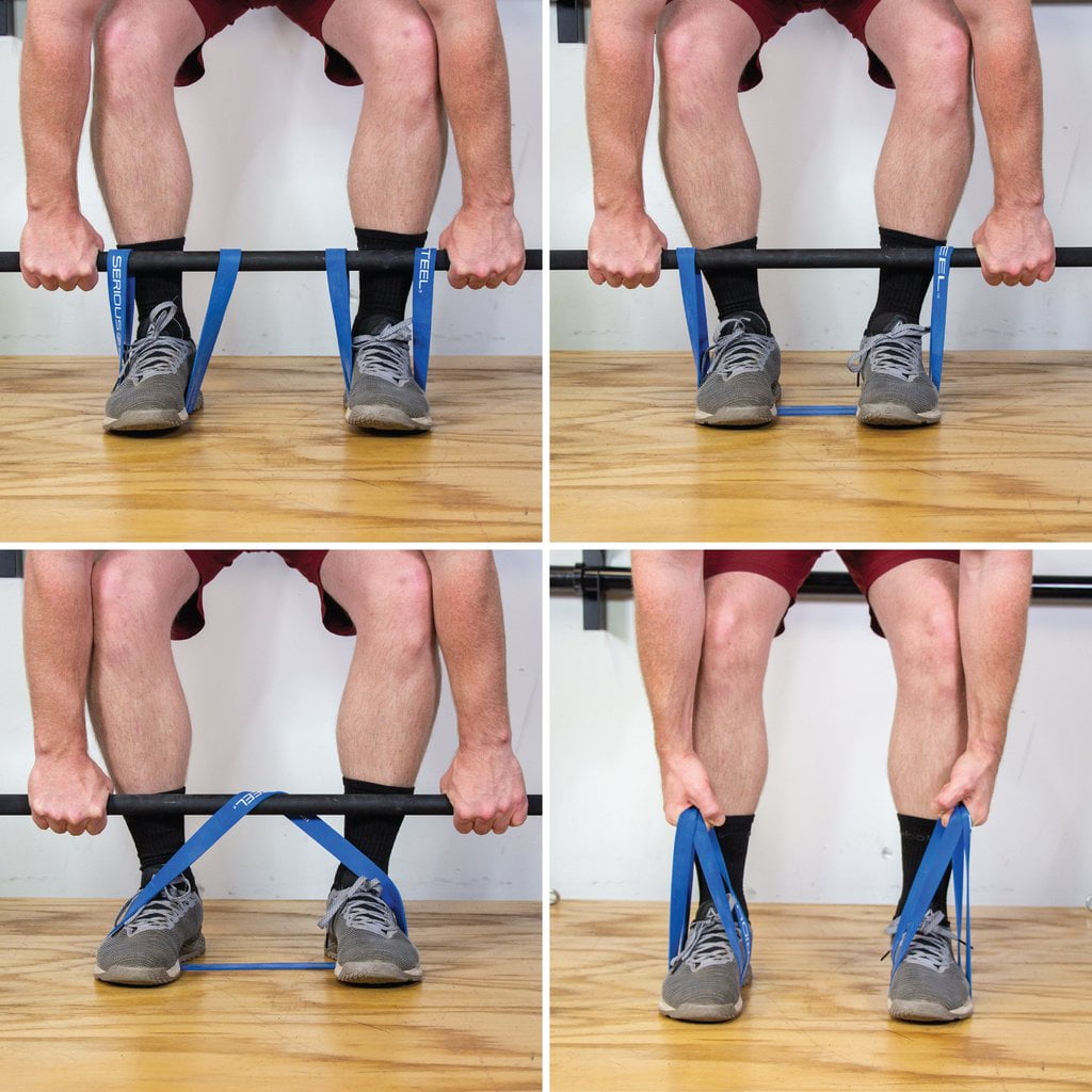 Serious Steel Fitness (20") Resistance Bands | Deadlift Bands | Pairs | Blue