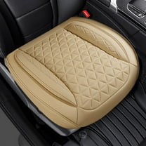 AuroraX Car Seat Cushions for Driving Comfortable Back & Sciatica Pain Relief Soft Breathable Car Seat Cushions for Driving (Beige)