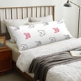 thumbnail image 4 of Balery Girl Rabbit Funda Protectora para Almohada Corporal de Algodón Hipoalergénico con Cierre(55 x 21 pulgadas), Almohadas No Incluidas, 4 of 7