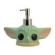 thumbnail image 2 of Dispensador de Cerámica para Jabón Líquido Recargable, Colección Disney Star Wars, Cabeza Grogu The Mandalorian, Capacidad 250 Ml con Caja Regalo, 2 of 8