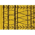 thumbnail image 1 of Ahgly Company Indoor Rectangle Solid Yellow Modern Area Rugs, 7' x 10', 1 of 4