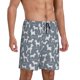 thumbnail image 2 of Balery Poodle Dog Pantalones cortos de pijama de punto de algodón para hombre con cinturilla y bolsillos-Medium, 2 of 6