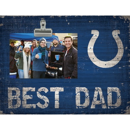 Indianapolis Colts 8'' x 10.5'' Best Dad Clip Frame - No (Colt 6920 Best Price)