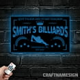 thumbnail image 5 of Craftnamesign Custom Billiards Metal LED Light, Custom Snooker Player Name Sign, Pool Club Decor, 5 of 5