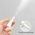 thumbnail image 3 of 3 PCS 10ml Empty Nasal Spray Bottles Refillable Nose Spray Bottle Clear Rhinitis Care Sprayer Direct Nose Spray Bottle Container for Home-made Saline Nasal Perfume, 3 of 4