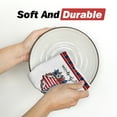 thumbnail image 5 of Sm:)e Watercolor Truck God Bless America 4th of July Kitchen Dish Towels 18 x 26 Set of 4, 5 of 7
