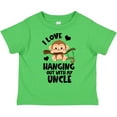 thumbnail image 3 of Inktastic Monkey I Love Hanging out with My Uncle Boys or Girls Toddler T-Shirt, 3 of 5
