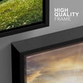 thumbnail image 4 of wall26 - 3 Piece Framed Canvas Wall Art - Trees on Hillside of Mountain Range with Coniferous Forest and Flowers on Meadow - Modern Home Art Stretched and Framed Ready to Hang - 16"x24"x3 B, 4 of 5