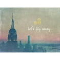 thumbnail image 3 of Davis Ashley 24x19 Black Modern Framed Museum Art Print Titled - Lets Fly Away NYC, 3 of 5