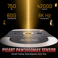 thumbnail image 5 of ATTACK SHARK X8ULTRA Mouse for Large Hand, Nordic52840 MCU, 55g SUPERLIGHT, PixArt PAW3950MAX Gaming Sensor, DPI up to 42000, Ice-Cool Nano Coating, BT/2.4G Wireless/Wired, 500mAh Battery (Black), 5 of 9