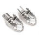 thumbnail image 2 of 2pcs Motorcycle Footrests Footpegs Pedals Stainless Steel Replacement for SUZUKI DL250/VSTROM 250 20172021, 2 of 5