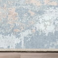thumbnail image 6 of Well Woven Abstract Marrakech Modern Mid-Century Brushstroke Flat-Weave Blue Coral 5'3" x 7'3" Area Rug, 6 of 7