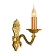 thumbnail image 4 of Uxcell Candle Socket Covers, 3.9 Inch Tall Chandelier Sleeves Base Holder, Red Bronze 3 Pack, 4 of 5