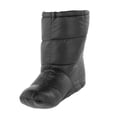 thumbnail image 1 of Cómodas zapatillas de invierno Calzado alto y cómodo a prueba de viento Botas ligeras antideslizantes Botines cálidos impermeables para el hogar Inter negro L Sunnimix Zapatillas de plumas, 1 of 8