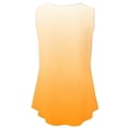 thumbnail image 4 of WREESH Womens Tank Tops Fashion Solid Round-Neck Loose Sleeveless T-Shirt Pullover Tops Yellow, 4 of 5