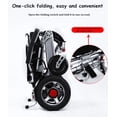 thumbnail image 4 of Forever Rest 2021 EZ Pro Rider Deluxe XL (Wider Seat Adjustable Backrest Height) Motorized Foldable Wheelchair with Bluetooth Remote Mobility Aid FDA Approved Scooter by Forever Rest (Silver), 4 of 10