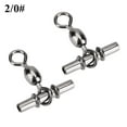 thumbnail image 4 of 20pcs Ensemble Durable T Forme de Ligne Transversale Grue Pêche Pivotants Connecteurs Accessoires (2/0 ), 4 of 9
