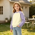thumbnail image 6 of StSilkitty Sweatshirt for Boys Girls Cotton Color Block Long Sleeve Crewneck Pullover Sweatshirts Fall Winter Casual Tops, 6 of 8