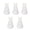 500ml, variant on 5Pcs Leak Graduated Flasks with Scales Clear Triangular for School Laboratory