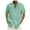 02#Cyan, variant on Cuban Guayabera Shirts for Men Short Sleeve Casual Button Down Shirt Band Collar Beach Camp Mexican Shirt