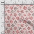 thumbnail image 2 of oneOone Velvet Light Pink Fabric Text Craft Projects Decor Fabric Printed By The Yard 58 Inch Wide, 2 of 5