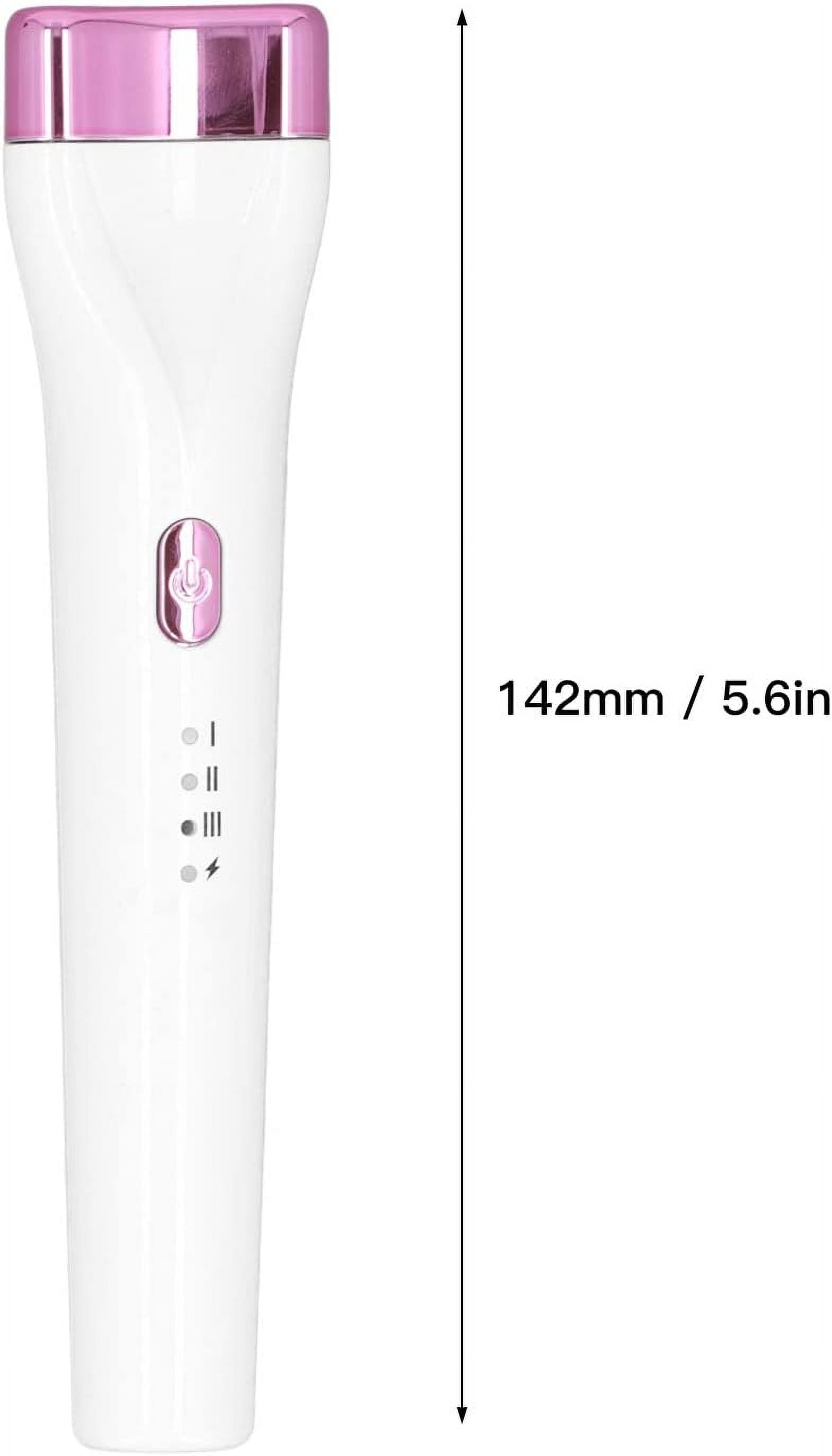 Electric Eyelash Curler Rechargeable Heated 3 Modes Long Lasting Curved Design for Ideal Lash Lift Type C Charging ABS Silicone (White)