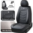 thumbnail image 3 of 2021 for Chevrolet Trailblazer Seat Covers Durable Leather Daily Protection Designed Fit Comfortable Driving Seat Function Compatible, 3 of 9