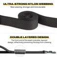 thumbnail image 3 of Correa para perro Fida Heavy Duty de 150 cm con 2 asas acolchadas, color negro, 3 of 6
